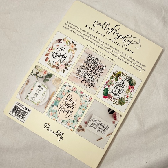 Calligraphy Made Easy: Project Book by Ashley Gardner Paperback Workbook NWOT - Picture 2 of 6